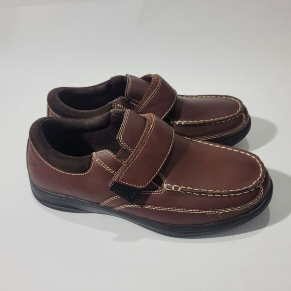 Anodyne 52 Mens Casual Dress Shoes Brown Leather sz 9 W wide  diabetic main image 4